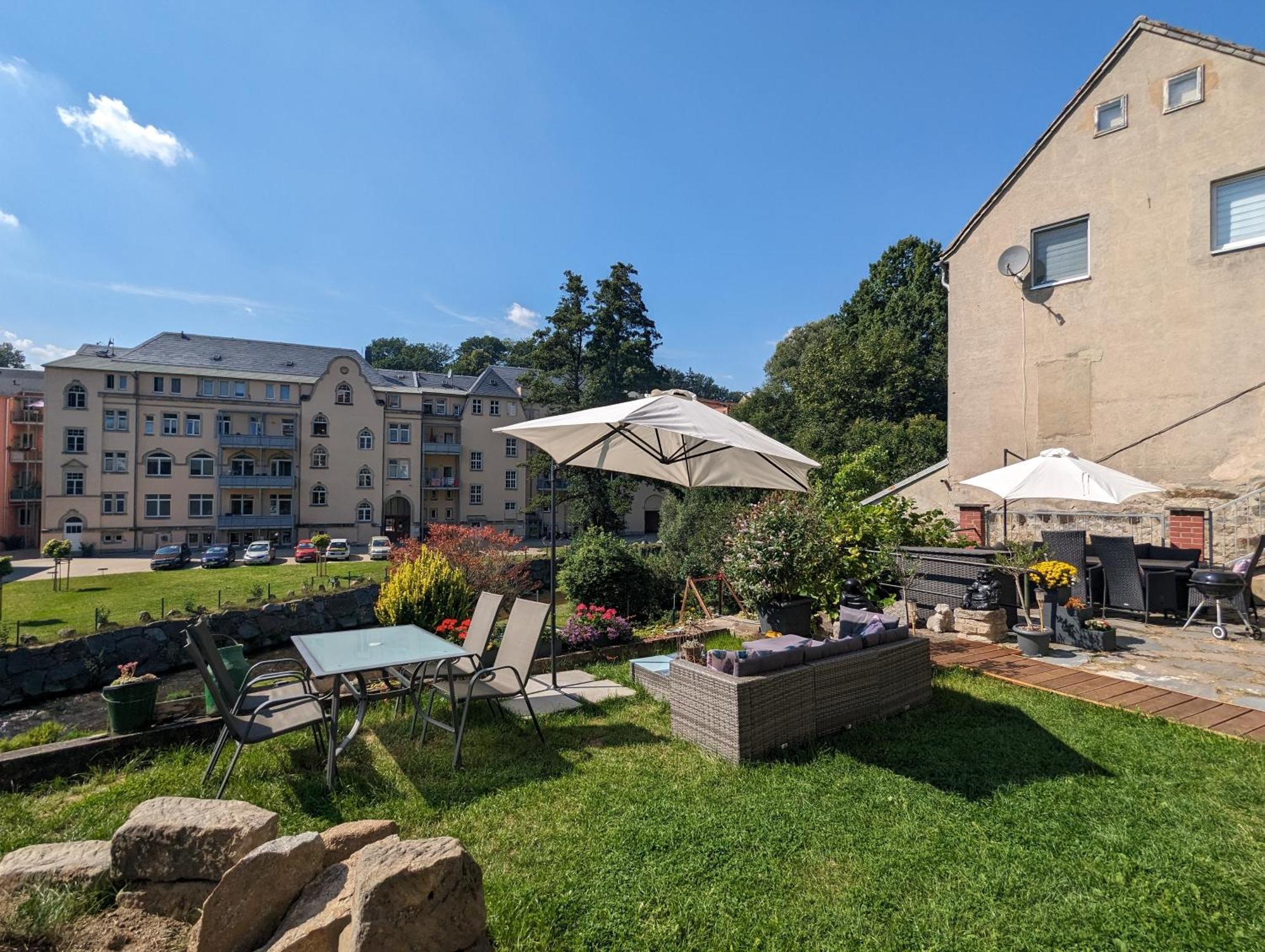 F2 - Urlaubsmagie Sauna, Whirlpool, Pool & Garten Sebnitz Exterior foto